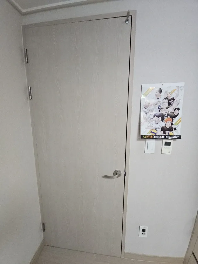 오래된 문짝 철거교체 현장사진 6 설치 완료